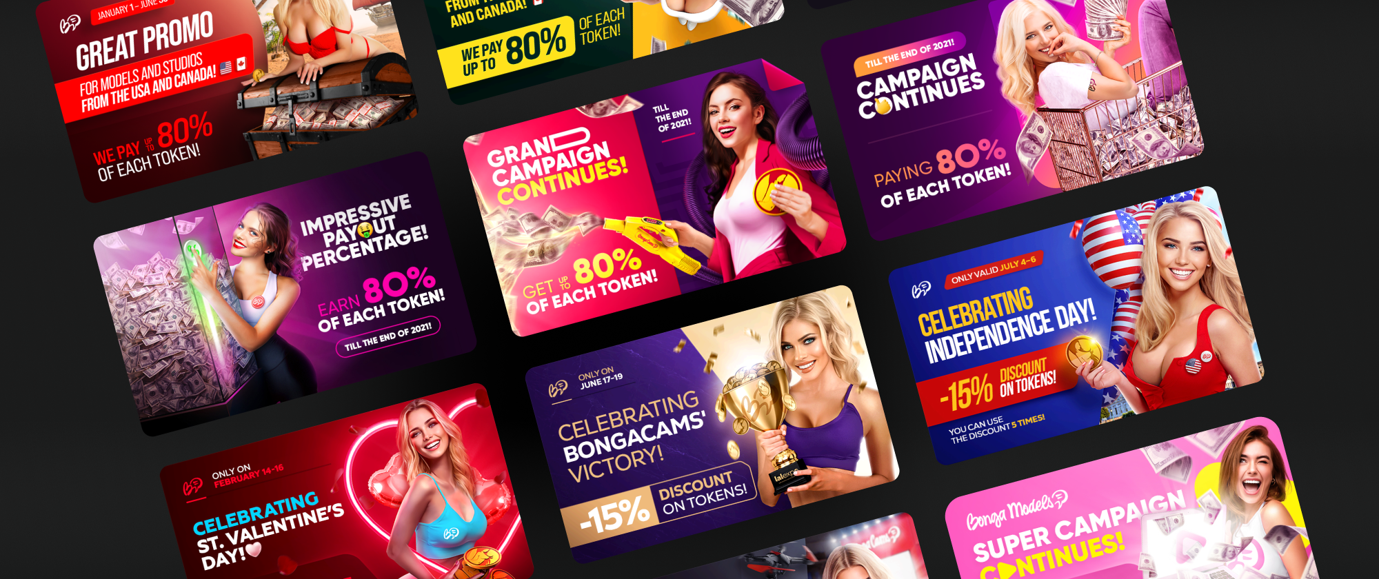 BongaModels Social Media